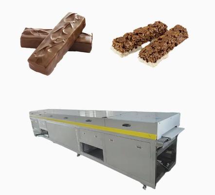 Mesin Pembuat Sereal Stainless Steel Otomatis Bentuk Makanan Ringan Persegi Panjang
