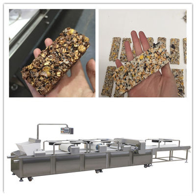 SS304 Bahan Buah kacang candy bar membuat mesin, mesin pembuat bar sereal
