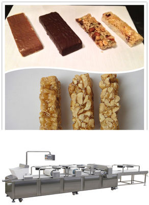 SS304 Bahan Buah kacang candy bar membuat mesin, mesin pembuat bar sereal