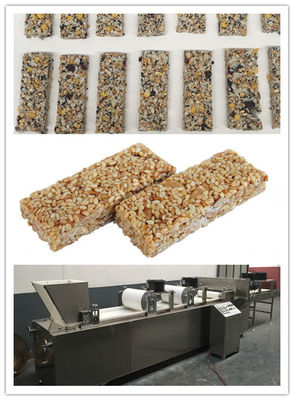 SS304 Bahan Buah kacang candy bar membuat mesin, mesin pembuat bar sereal
