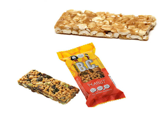 400-600 kg / jam Puffed Rice Chikki Cereal Bar Membuat Mesin Stainless Steel 304
