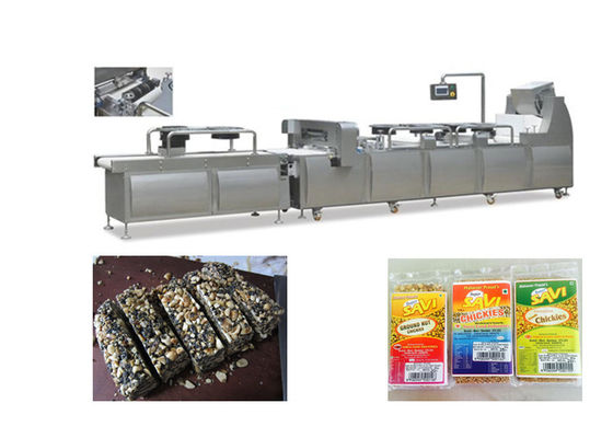 400-600 kg / jam Puffed Rice Chikki Cereal Bar Membuat Mesin Stainless Steel 304