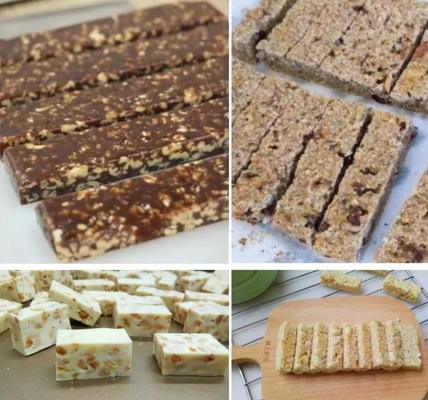 Snack Sehat Peralatan Cutting Confectionery yang Sempurna Jalur Produksi Sereal Bar