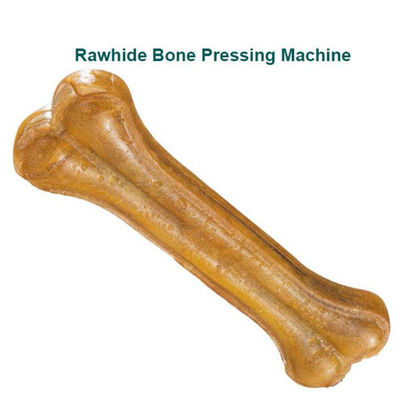 Mesin Pembuat Tulang Anjing Kecepatan Tinggi Bahan Baku Perawatan Gigi Makanan Ringan Menekan