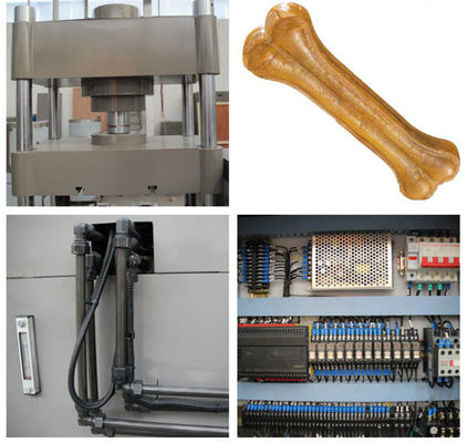 Natural, Bleached, Smoked Pressed Rawhide Bones Punching Machine Untuk Pet