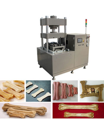 Mesin pembuatan tulang anjing yang dipencet