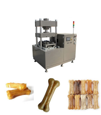 MK60T Mesin Pembuat Tulang Mentah Tekan Kulit Anjing Kunyah Hijau