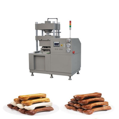 Tulang Bawang Mentah yang Diikat Pet Mengunyah Bone Making Machine Siemens Touch Screen