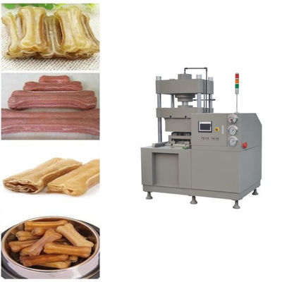 Kulit Babi Rawhide Dog Bone Pressing Machine, peralatan pengolahan makanan hewani