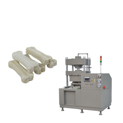 208V 60HZ 3Phase Hidraulik Jenis Kulit Mentah Anjing Mengunyah Mesin Pembuat Tulang Anjing Menekan Mesin