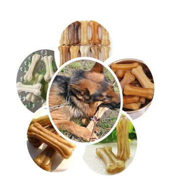 Mesin Pembuatan Makanan Anjing yang Ditekan Anjing Mengunyah Mesin Bawang Sapi