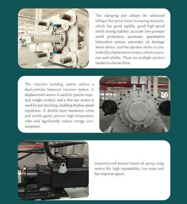 Mesin Injeksi Pet Injeksi Otomatis 380V 50HZ