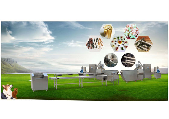 Populer Pet Food Extruder 100% Bebek Alami Anjing Dendeng Memperlakukan Mesin