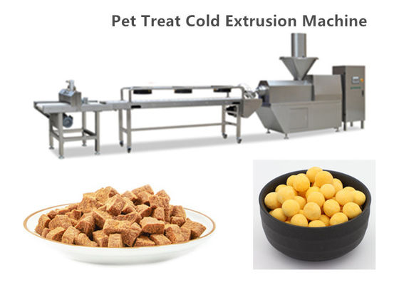 Lini Produksi Makanan Dendeng Stainless Steel Pet Treat 300-500kg / jam