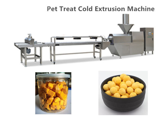Lini Produksi Makanan Dendeng Stainless Steel Pet Treat 300-500kg / jam