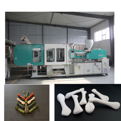 Berbagai bentuk Dog Treats Pet Injection Moulding Machine, mesin pengekstrusi pakan