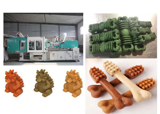 Customized Injection Moulding Pet snack extruder machine, peralatan extruder makanan anjing
