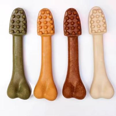 Otomatis cetakan perawatan gigi anjing biskuit mesin single screw