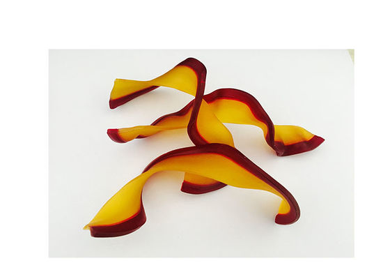 Bi - Color Twist Shaped Dog Mesin Ekstrusi Makanan Memperlakukan Garis Pengolahan Makanan Ringan