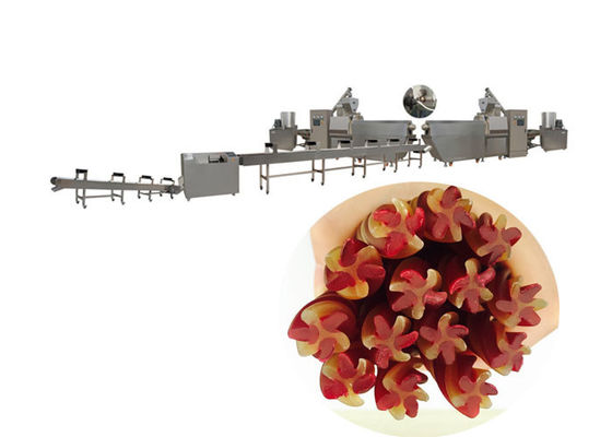 Mesin Pembuat Permen Gigi Anjing Twisted Sticks Empat Bintang Alami Ayam Bacon