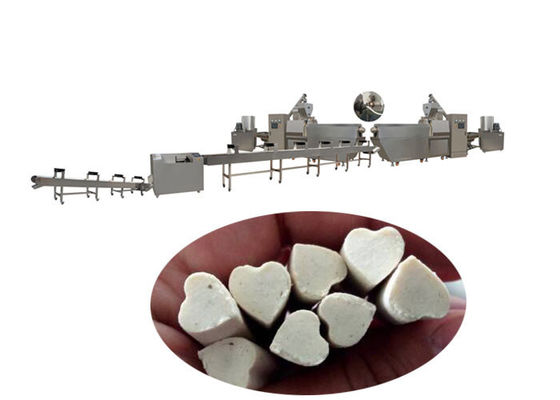 Perawatan Gigi Produksi Makanan Hewan Anjing Treats / Dog Chewing Gum Pet Snacks Processing