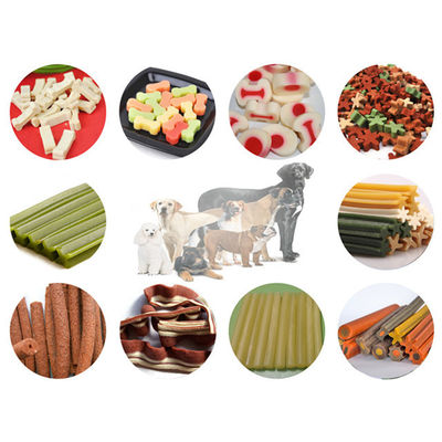 Good Pet Treats Dog Chews Makanan Bone Extruder Machine Sertifikasi ISO9001 2008