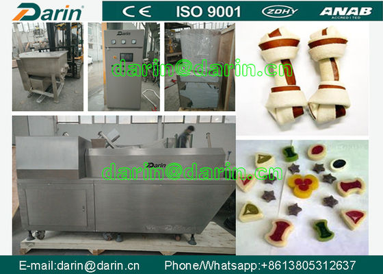 Pet Chewing Gum Machine / Dog Chewing Snack Pet Food Production Line