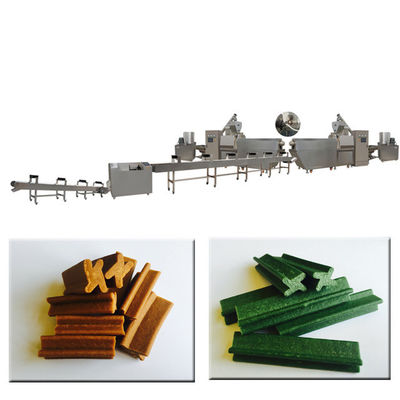 Pet Chewing Gum Machine / Dog Chewing Snack Pet Food Production Line
