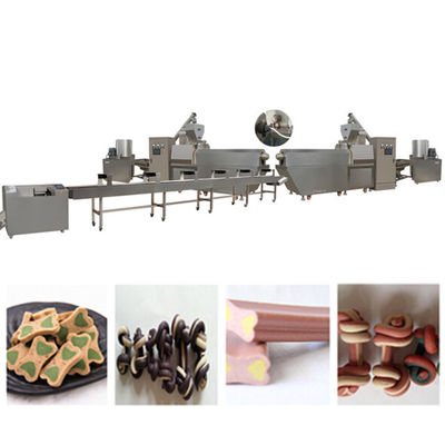 Continuous & otomatis Dog Food Extruder Machine untuk Anjing, Cat, Hewan