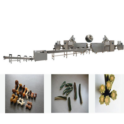 Continuous & otomatis Dog Food Extruder Machine untuk Anjing, Cat, Hewan