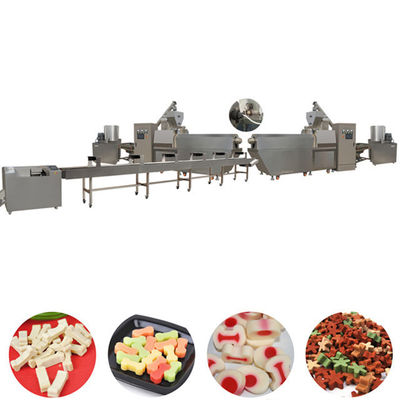 100kg / h Kapasitas Pet Dog Food Extruder Machine, peralatan produksi makanan anjing