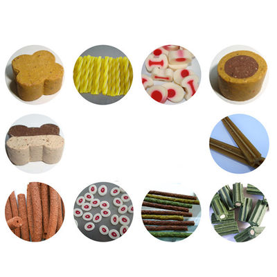 Performa panjang Extruder Makanan Anjing 100-150kg/jam Kapasitas 12 bulan Garansi