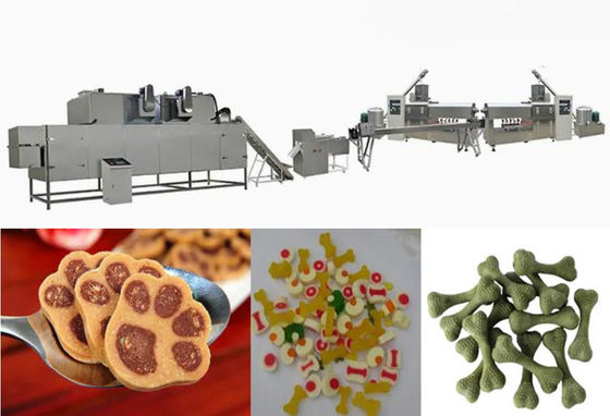 CE ISO9001 Certified Dog makanan membuat mesin mengunyah makanan hewan pengolahan baris