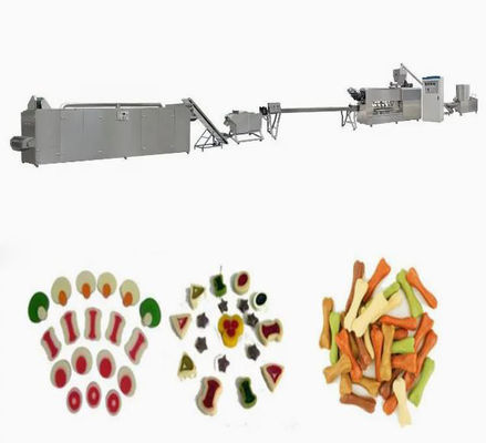 Wellness Dog snack mesin extruder / Processing Line, Mesin Pembuatan Makanan Anjing
