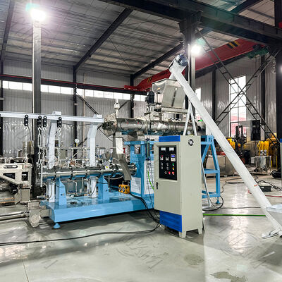 mesin pellet makanan anjing terbaik Air Terapung Pakan Ikan Pellet Processing Line 200kg/H-6000kg/H Hewan Hewan Kucing Hewan Makanan Membuat Mesin Extruder
