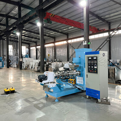 Hot Selling New High Multi-Function Small Floating Fish Feed Extruder Pellet Making Machine Mesin produksi makanan ikan untuk penggunaan rumah 200kg/h 220V/380V