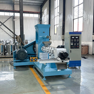 Hot Selling New High Multi-Function Small Floating Fish Feed Extruder Pellet Making Machine Mesin produksi makanan ikan untuk penggunaan rumah 200kg/h 220V/380V