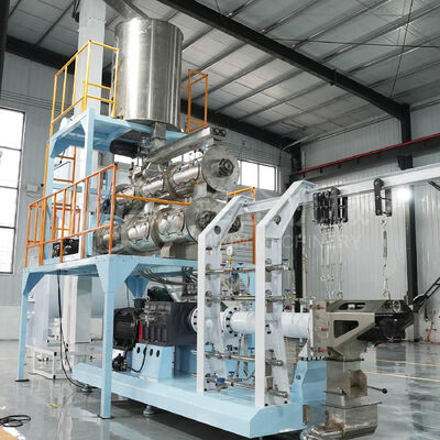 3-5ton/jam Otomatis Aquatic Fish Food Making Extruder Machine Floating Sinking Fish Feed Equipment Plant Line Produksi