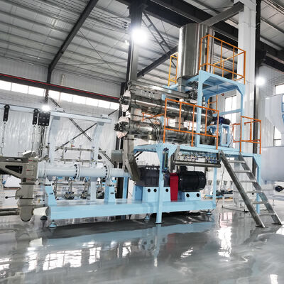 3-5ton/jam Otomatis Aquatic Fish Food Making Extruder Machine Floating Sinking Fish Feed Equipment Plant Line Produksi