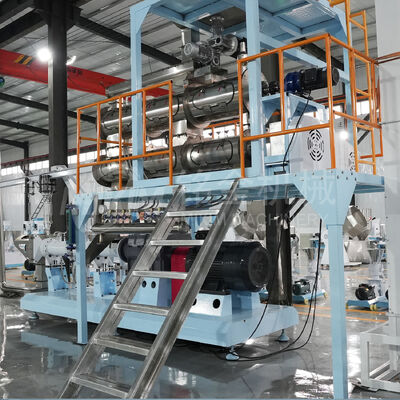 3-5ton/jam Otomatis Aquatic Fish Food Making Extruder Machine Floating Sinking Fish Feed Equipment Plant Line Produksi