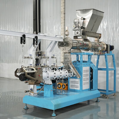 3-5ton/jam Otomatis Aquatic Fish Food Making Extruder Machine Floating Sinking Fish Feed Equipment Plant Line Produksi