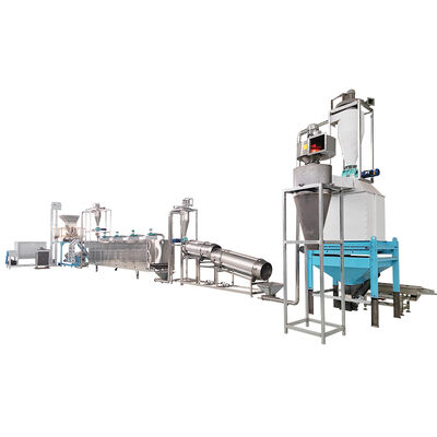 Continuous & Automatic Twin Screw Extruder with 70-110 mm Screw Diameter for Various Shapes Pet Food and Fish Feed Production