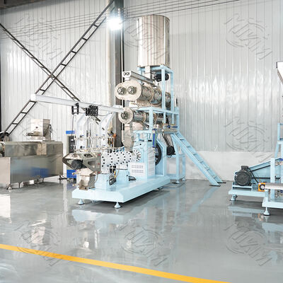 Automatic Floating fish Food Extruder dog Food Pellet making Feed Mesin Pabrik