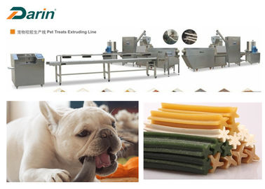 Satu Warna Memperlakukan Permen Karet Mesin Pembuat Makanan Anjing Pet Memperlakukan Peralatan