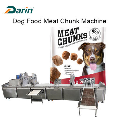 Mesin Perawatan Anjing Stainless Steel Untuk Beef Granules Meat Dices Forming