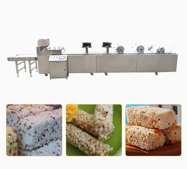 Mesin Pembuat Cereal Bar SUS304 MK-65 yang Dipatenkan 300~500kg per jam