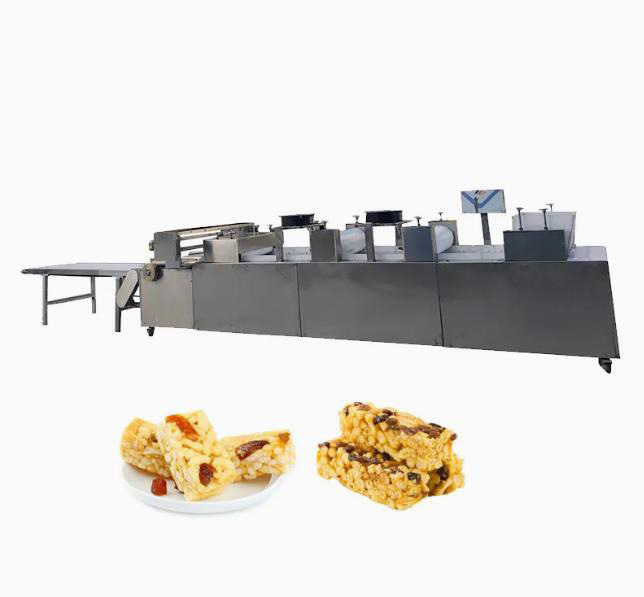 Mesin Peanut Chikki / Cereal Candy Bar Cutting Line dari baja tahan karat