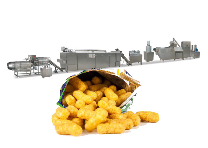 Versi Bahasa Inggris CE Memperluas Mesin Snack Puff Jagung Garansi 12 Bulan
