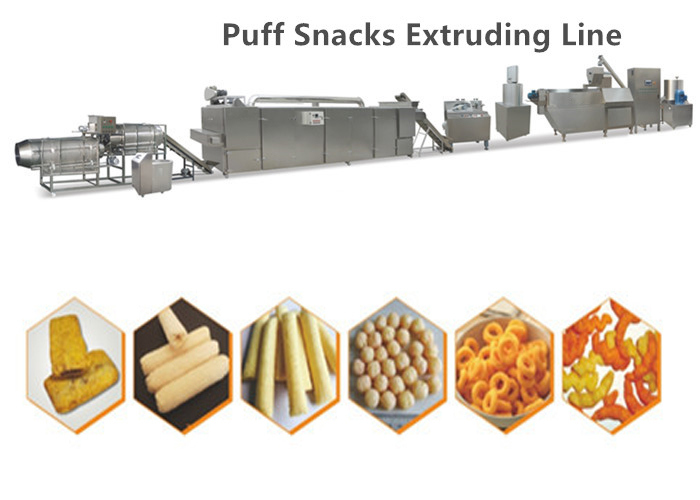 Stainless Steel Puff Keju Makanan Ringan Mesin Makanan Puffed Chees mesin pembuat puff jagung