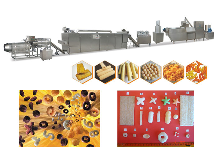 Mesin Pembuat Makanan Ringan Puff Kapasitas Cepat Berkecepatan Tinggi